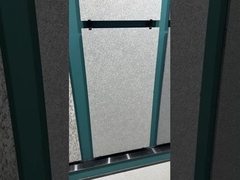 Piastrella in porcellana smaltata beige giallastro per doccia, elegante decorazione rustica per pareti