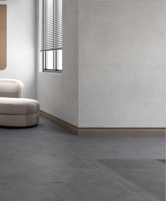 Grey Cement Look Full Body Porcelain Tile For Living Room Wear Resistant