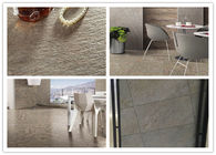 Grey Color Marble Look Ceramic Floor Tile Anti Bacterial 10 Mm Thickness